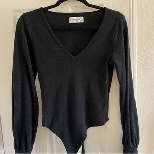 Long sleeve sweater bodysuit